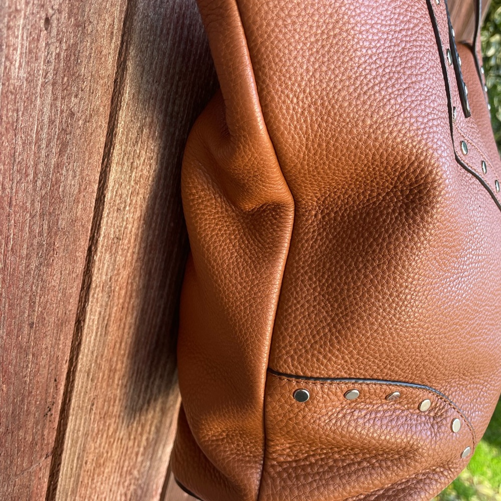 Rebecca Minkoff Rose Tote With Biker Studs in Almond - Picture 4 of 16
